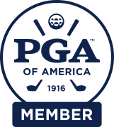 PGA of America Member badge, instructor credential