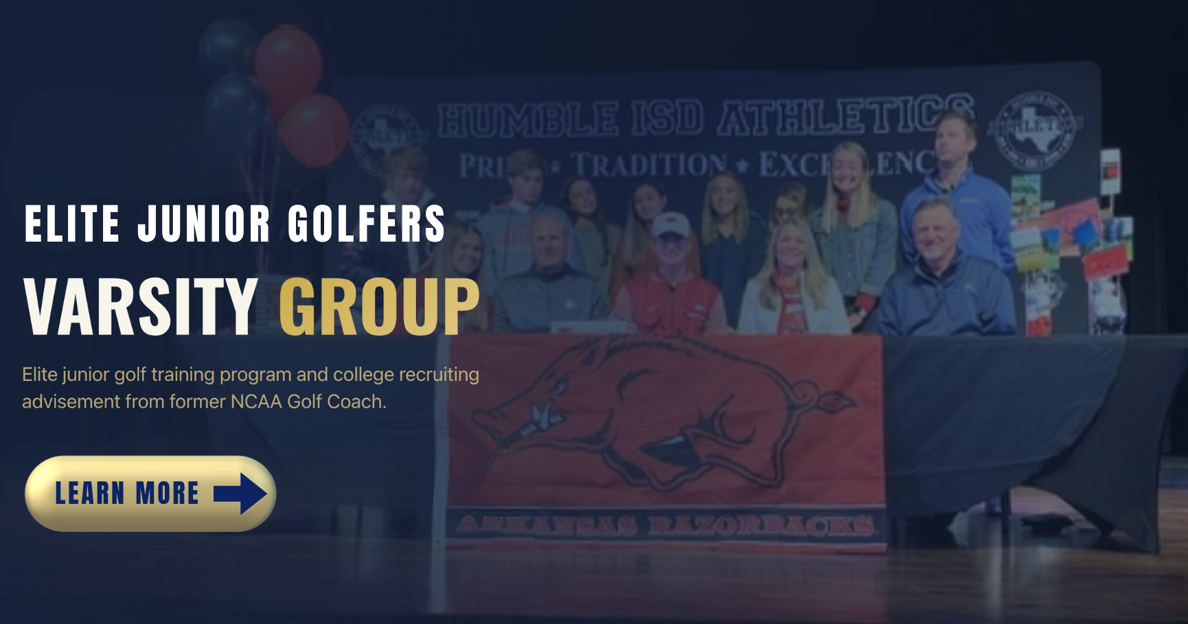 College golf recruiting program